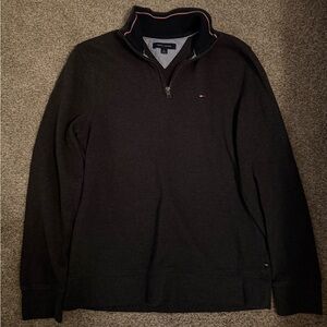 Tommy Hilfiger Quarter Zip - Size S, Grey